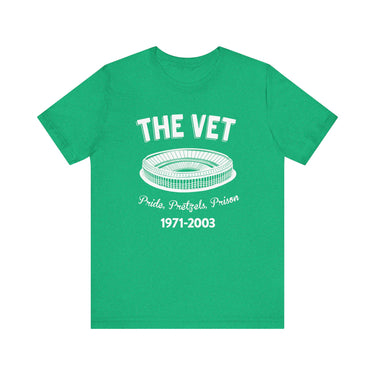 Philadelphia The Vet Pride, Pretzels, and Prison Unisex Tee